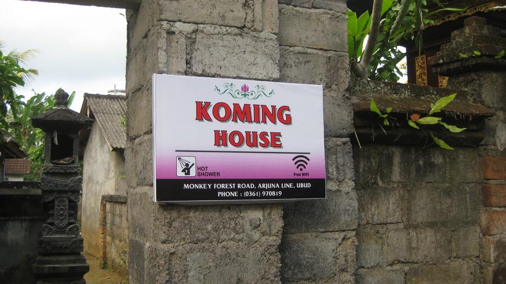 Koming House Ubud Eksteriør bilde